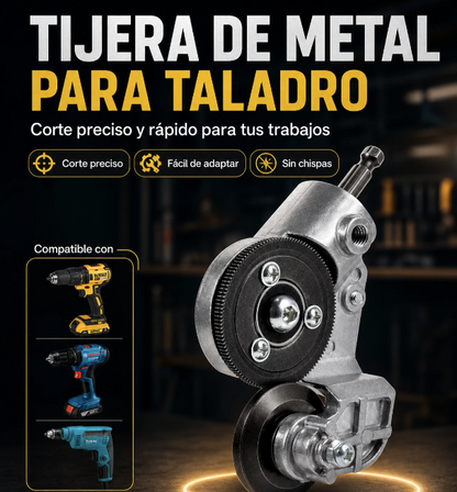 Cortador de metal para taladro eléctrico
